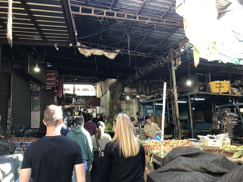 Ramallah market.